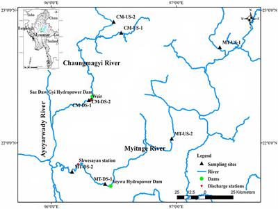 Aquatic Macroinvertebrate Community Changes Downstream of the Hydropower Generating Dams in Myanmar-Potential Negative Impacts From Increased Power Generation